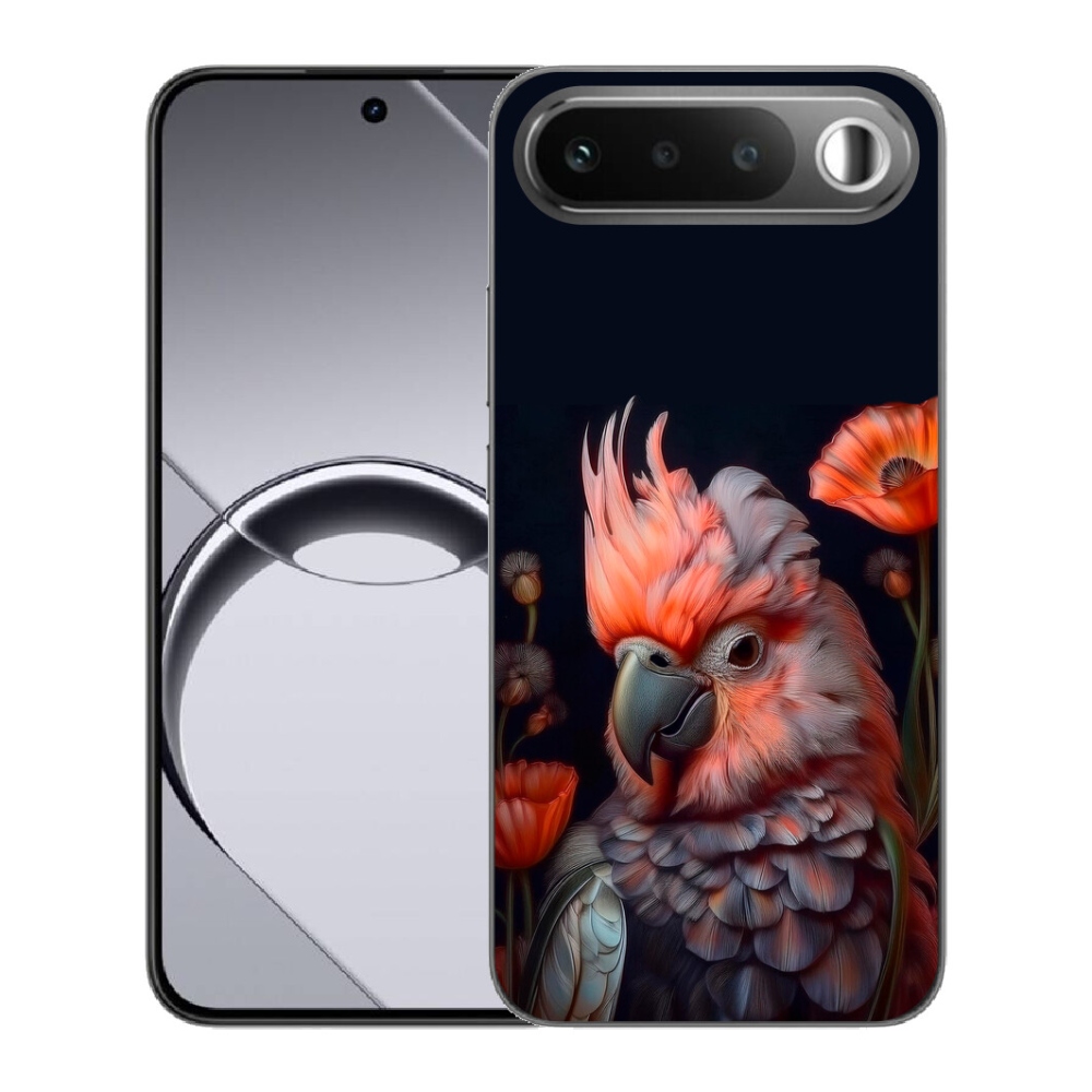 Gélový obal mmCase pre Realme 16 5G – kakadu v rôznych farbách