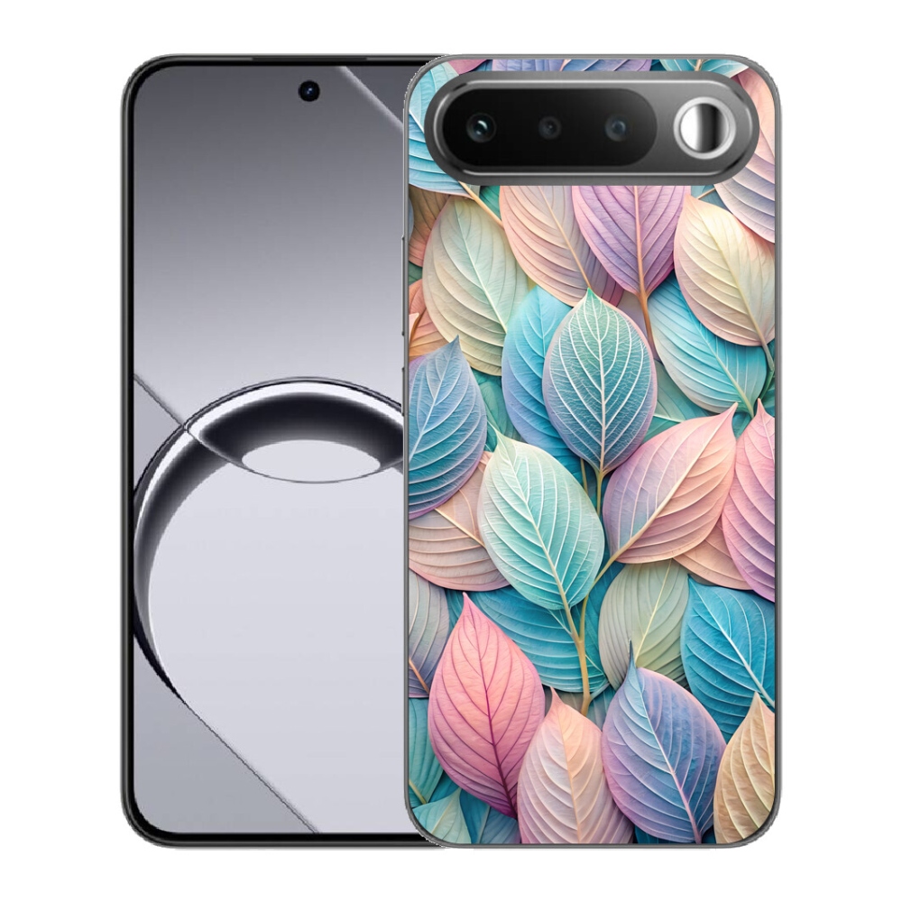 Gélový obal mmCase pre Realme 16 5G – pastelové listy
