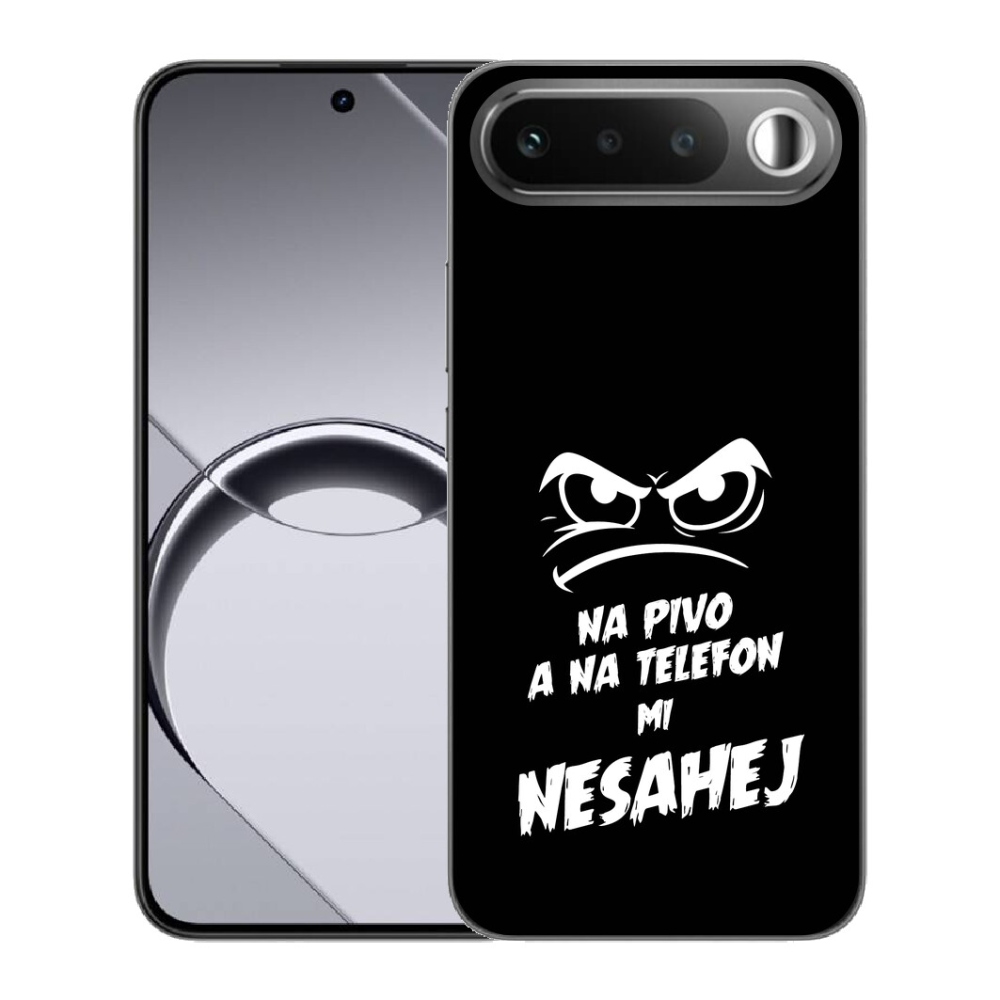 Gélový obal mmCase pre Realme 16 5G – motív piva 2, čierne pozadie