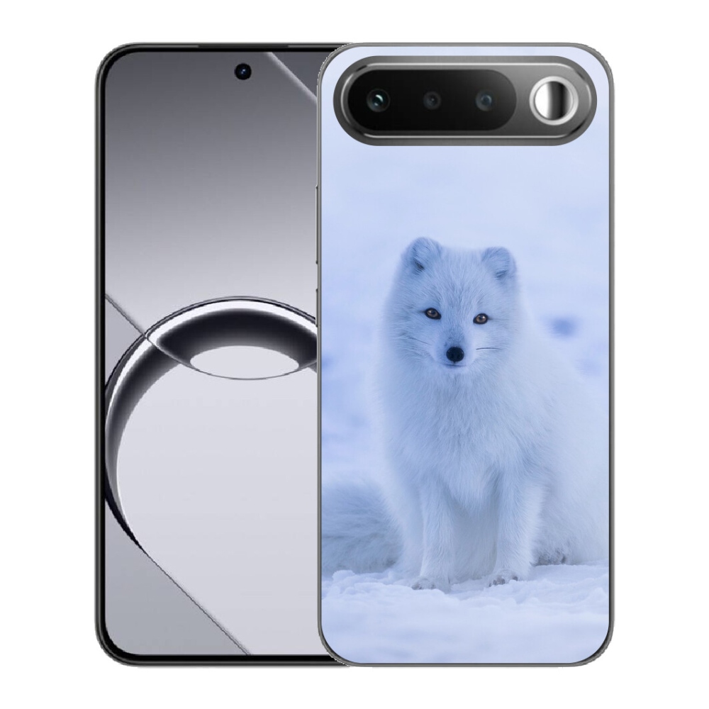 Gélový obal mmCase pre Realme 16 5G – polárna líška