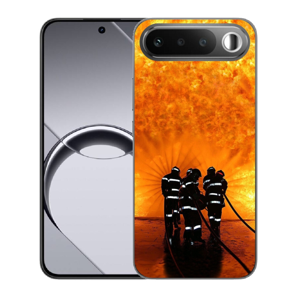 Gélový obal mmCase pre Realme 16 5G – oheň