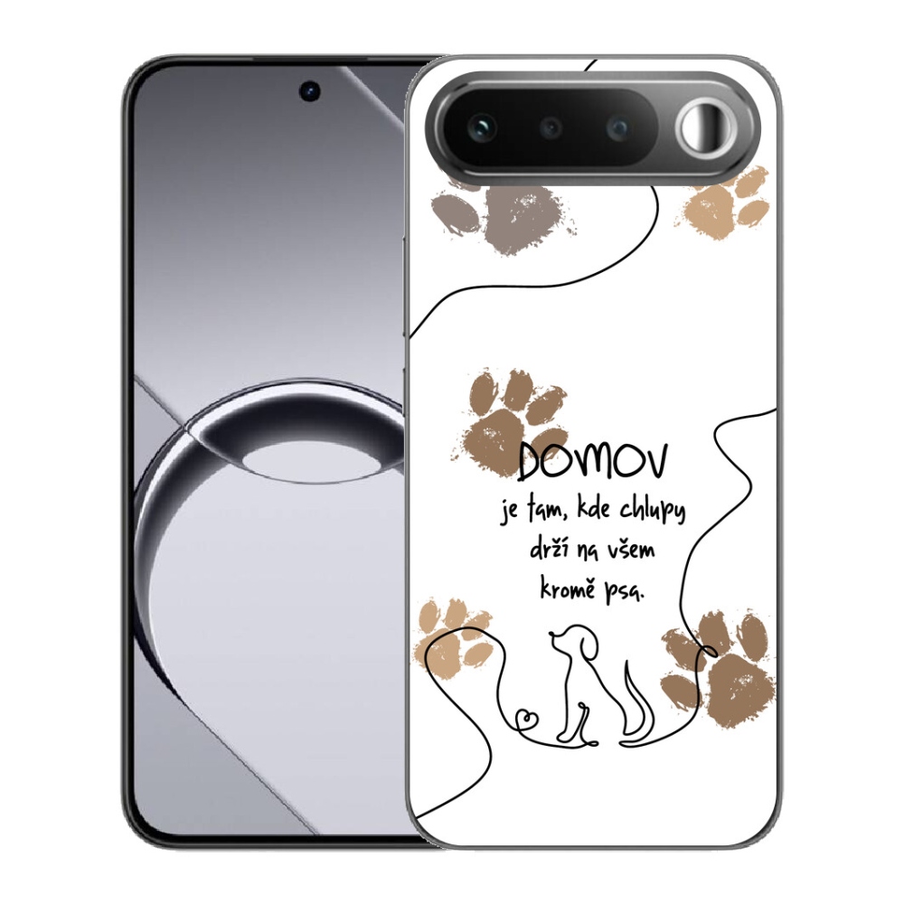 Gélové puzdro mmCase pre Realme 16 5G – motív so psom na bielom pozadí
