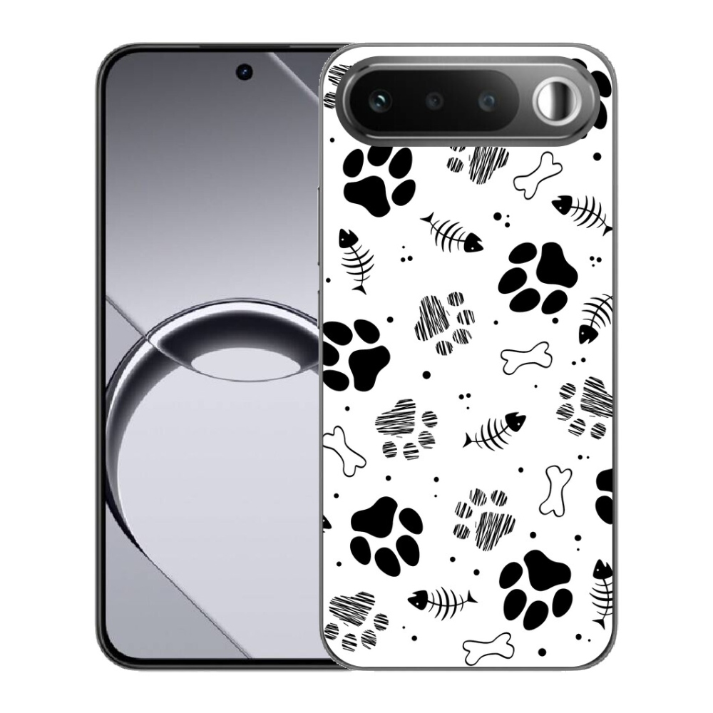 Gélové puzdro mmCase pre Realme 16 5G – psie labky 1
