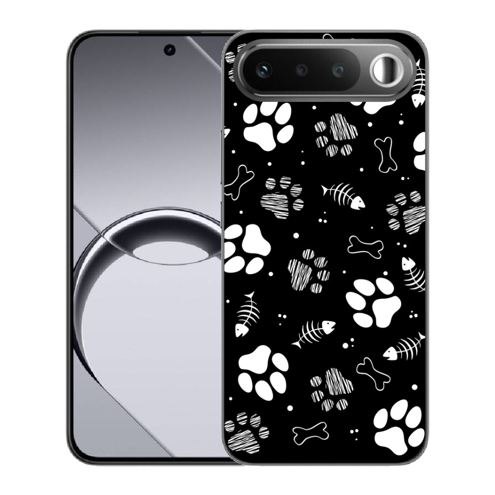 Gélový obal mmCase pre Realme 16 5G – psie labky