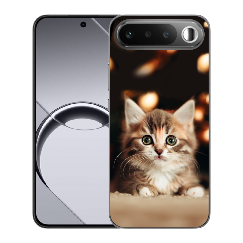 Gélové puzdro mmCase pre Realme 16 5G – roztomilé mačiatko 2