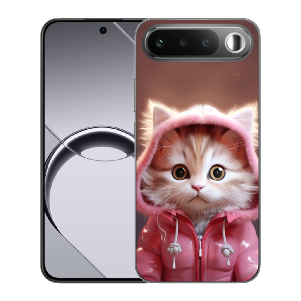 Gélové puzdro mmCase pre Realme 16 5G – roztomilé mačiatko 3