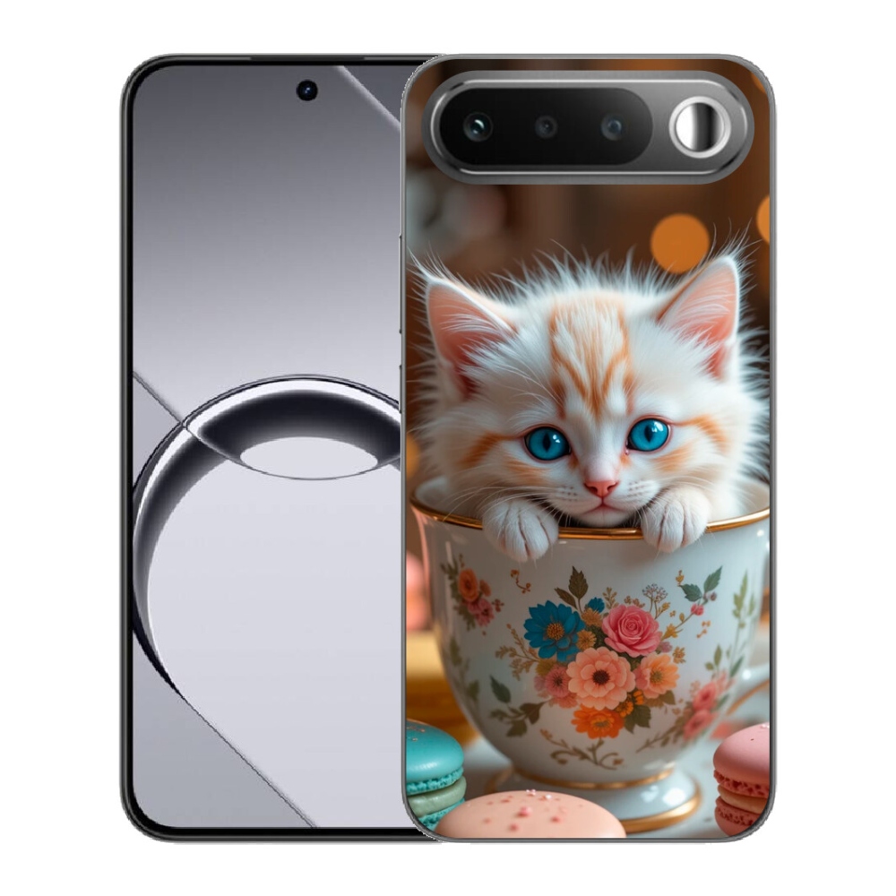 Gélové puzdro mmCase pre Realme 16 5G – roztomilé mačiatko 6