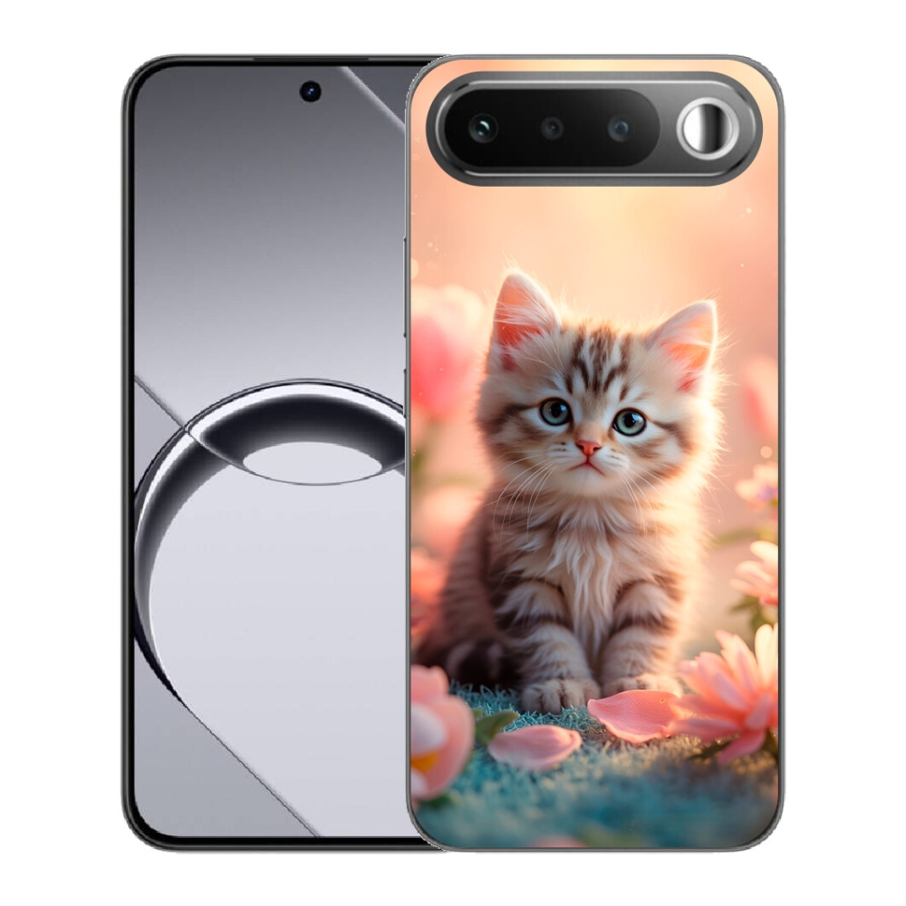 Gélové puzdro mmCase pre Realme 16 5G – roztomilé mačiatko 8