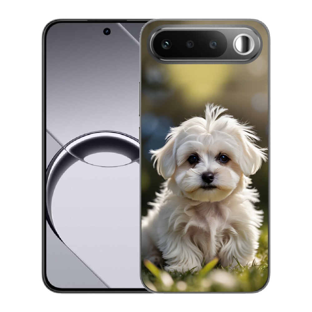 Gélové puzdro mmCase pre Realme 16 5G – roztomilý maltézsky psík