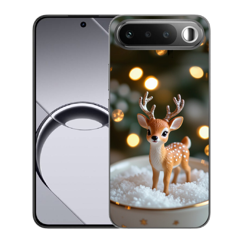 Gélové puzdro mmCase pre Realme 16 5G – roztomilý vianočný jeleň