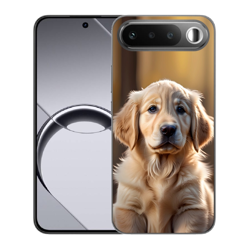 Gélový obal mmCase pre Realme 16 5G – roztomilý zlatý retriever