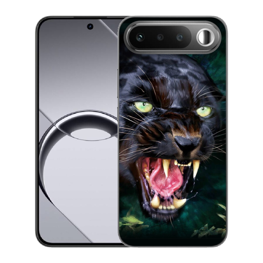 Gélový obal mmCase pre Realme 16 5G – rozzúrená čierna pantera
