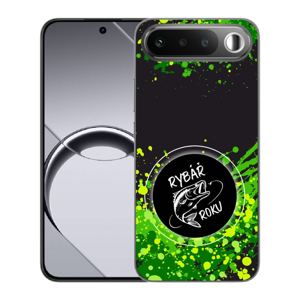 Gélový obal mmCase pre Realme 16 5G – Rybár roka na čiernom pozadí