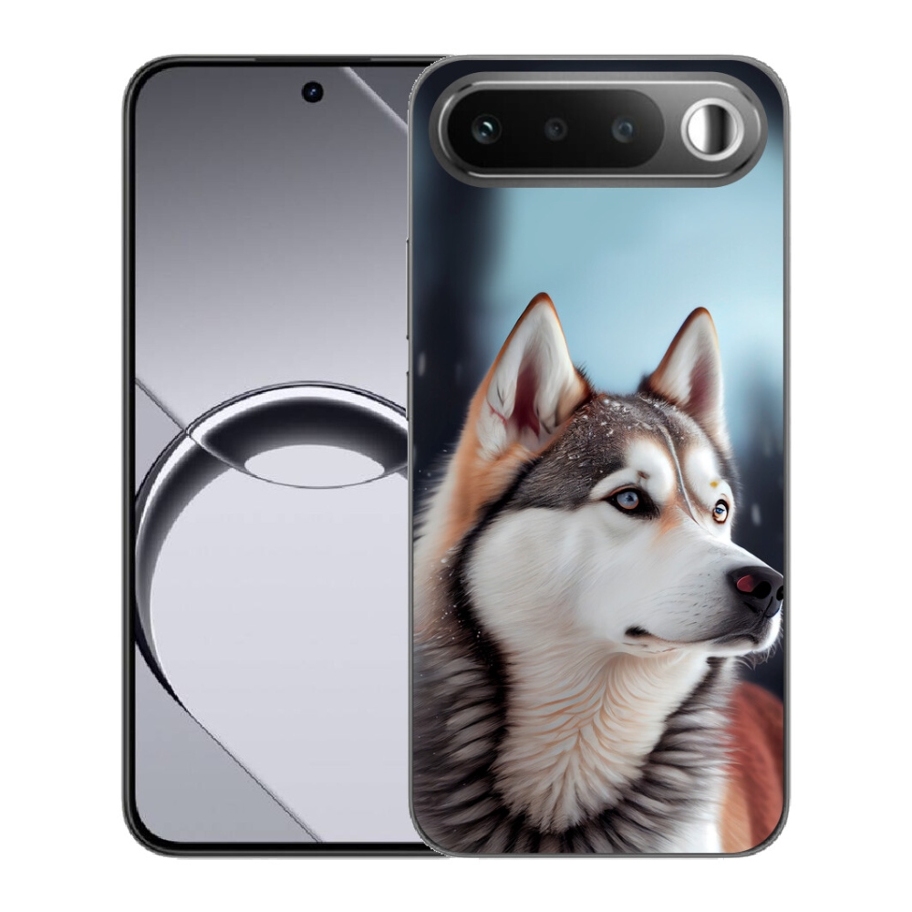 Gélový obal mmCase pre Realme 16 5G – sibírsky husky