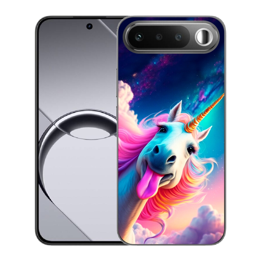 Gélový obal mmCase pre Realme 16 5G – bláznivý jednorožec