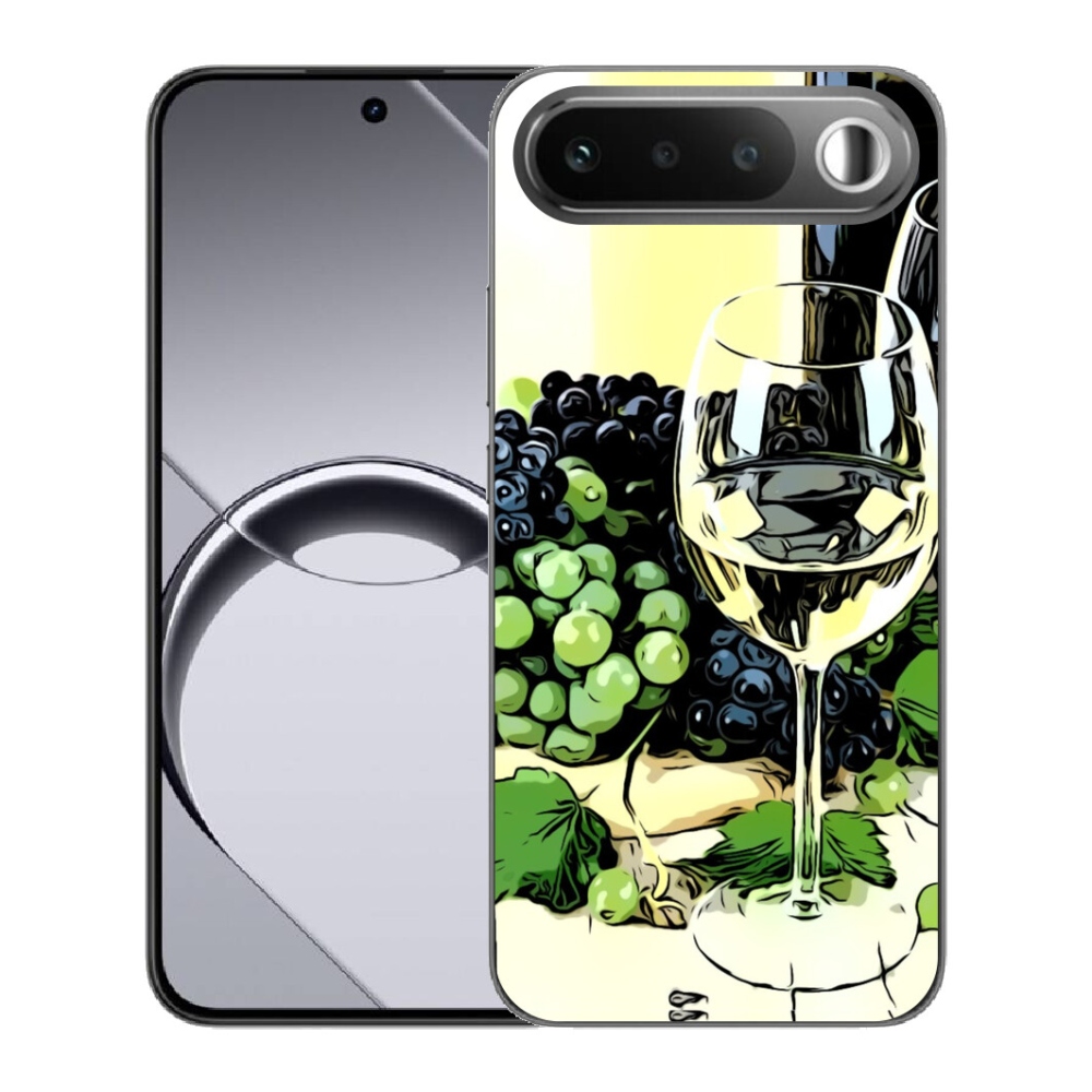 Gélový obal mmCase pre Realme 16 5G – pohár vína