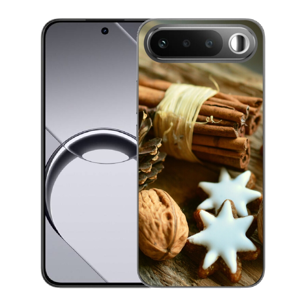 Gélový obal mmCase pre Realme 16 5G – škorica a perníky