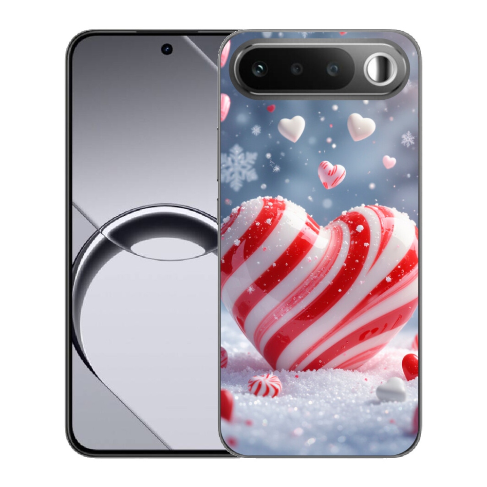 Gélový obal mmCase pre Realme 16 5G – sladké srdce