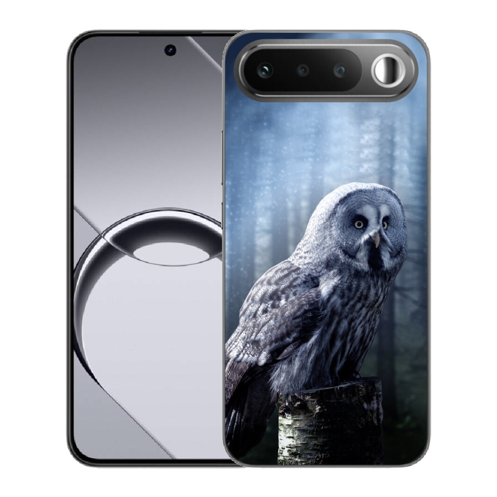 Gélový obal mmCase pre Realme 16 5G – sova