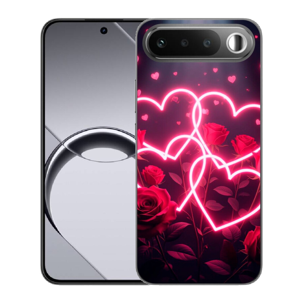 Gélový obal mmCase pre Realme 16 5G – srdce lásky