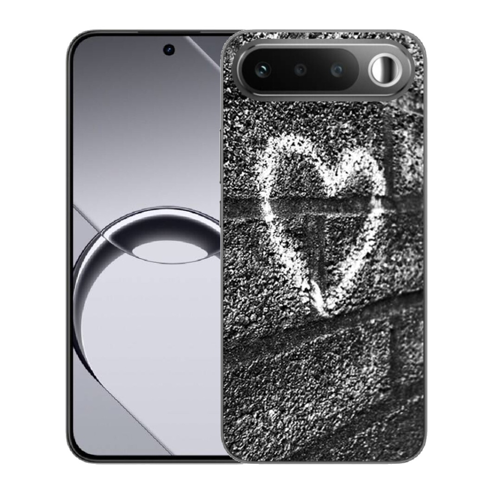 Gélový obal mmCase pre Realme 16 5G – srdce na stene