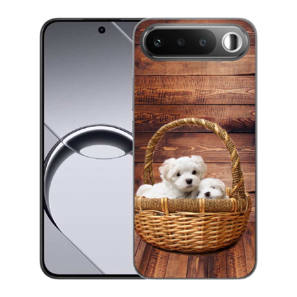 Gélový obal mmCase pre Realme 16 5G – šteniatka