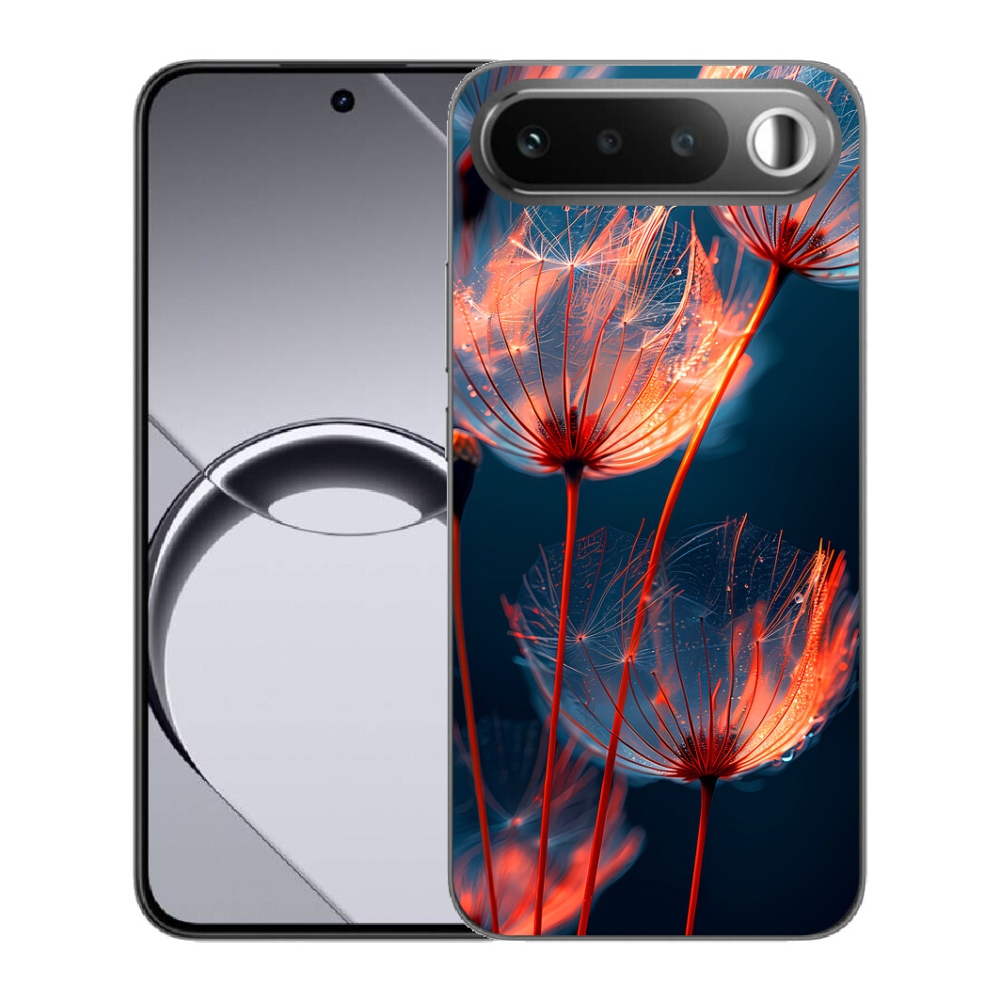 Gélový obal mmCase pre Realme 16 5G – svietiace chmýří