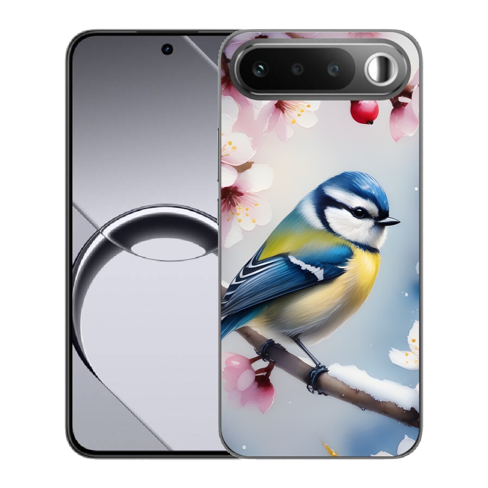 Gélový obal mmCase pre Realme 16 5G – sýkorka