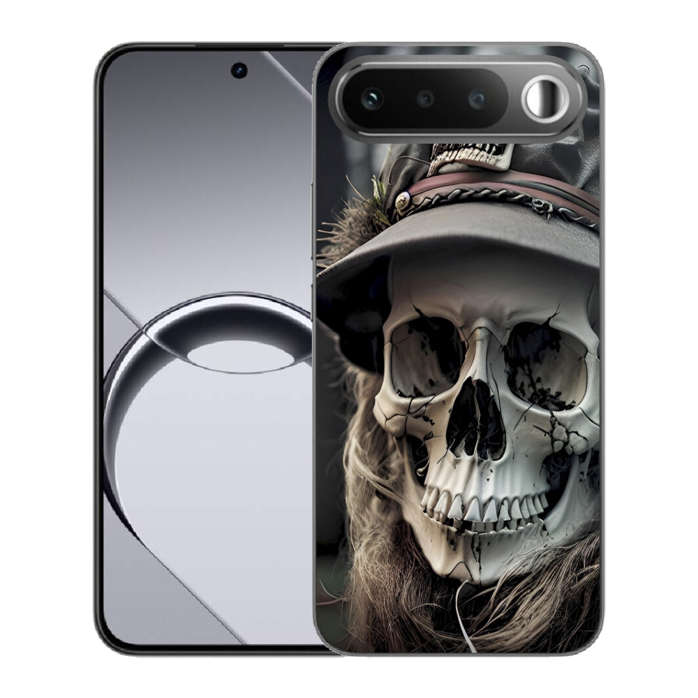 Gélový obal mmCase pre Realme 16 5G – tmavá lebka