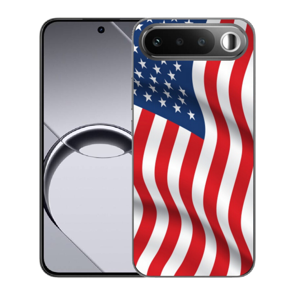 Gélový obal mmCase pre Realme 16 5G – vlajka USA