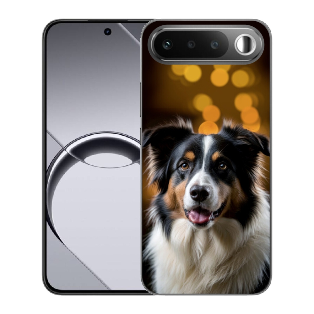 Gélový obal mmCase pre Realme 16 5G – usmievavý austrálsky ovčiak