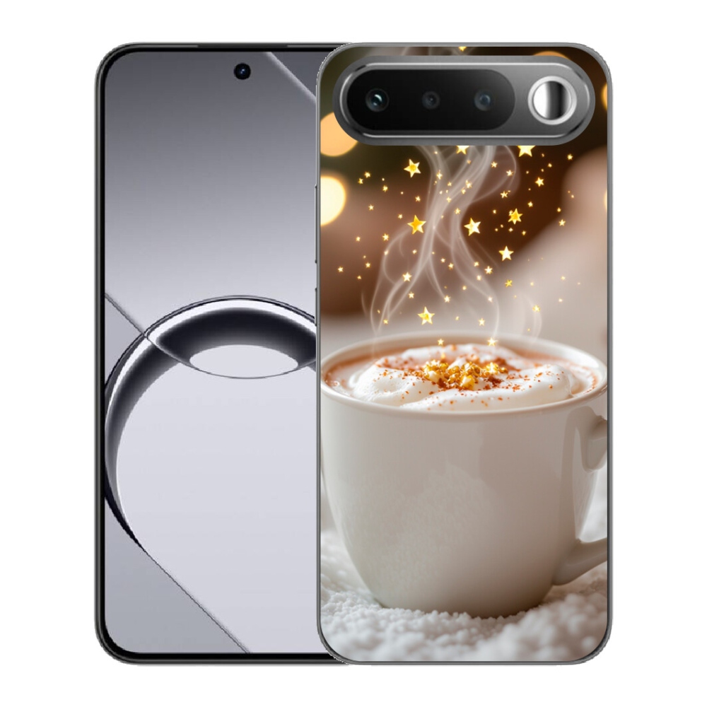 Gélové puzdro mmCase pre Realme 16 5G – vianočný horúci nápoj
