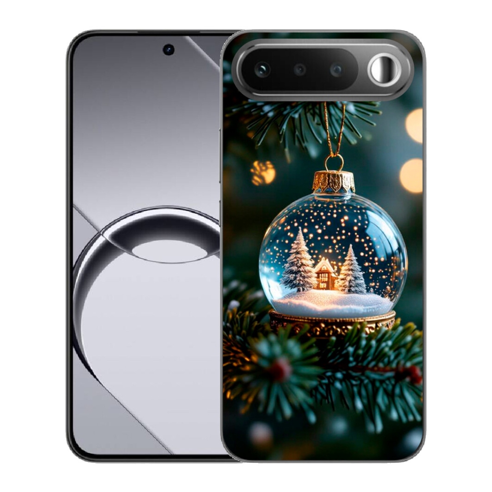 Gélový obal mmCase pre Realme 16 5G – vianočné gule 2