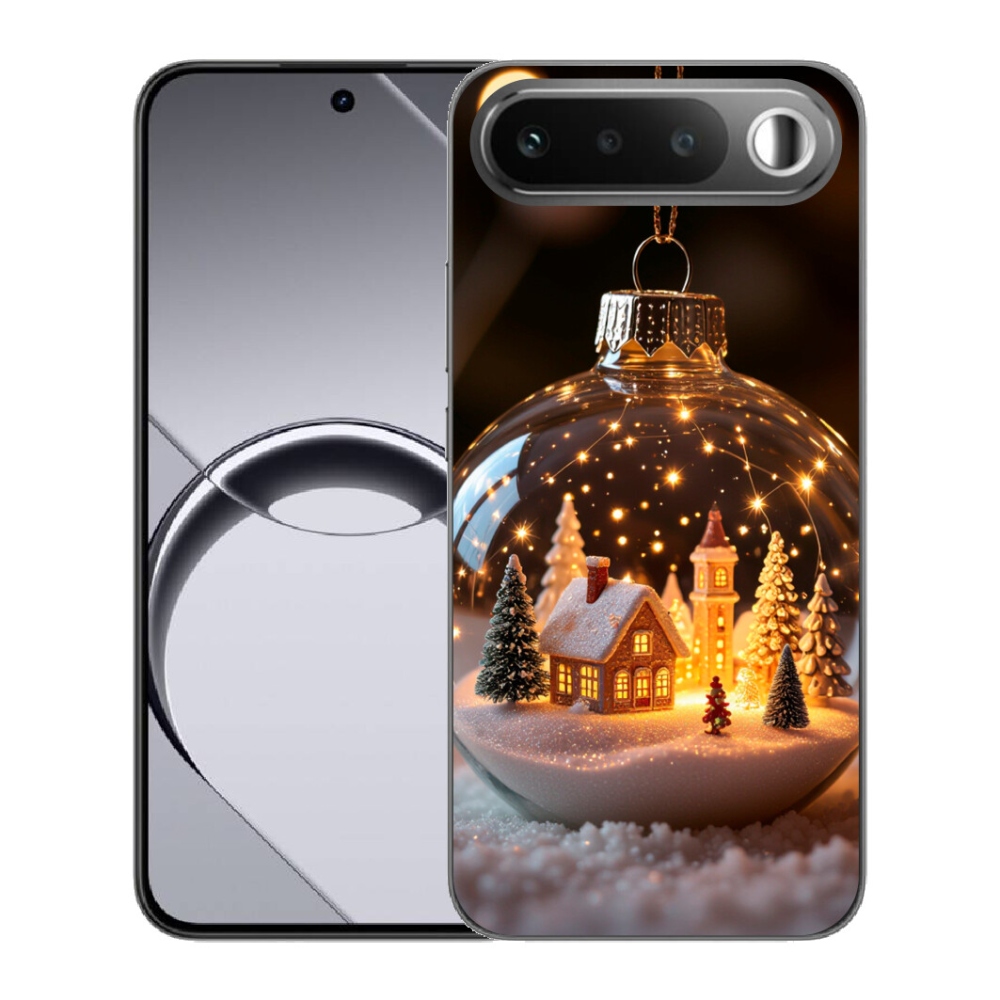 Gélový obal mmCase pre Realme 16 5G – vianočné gule 3