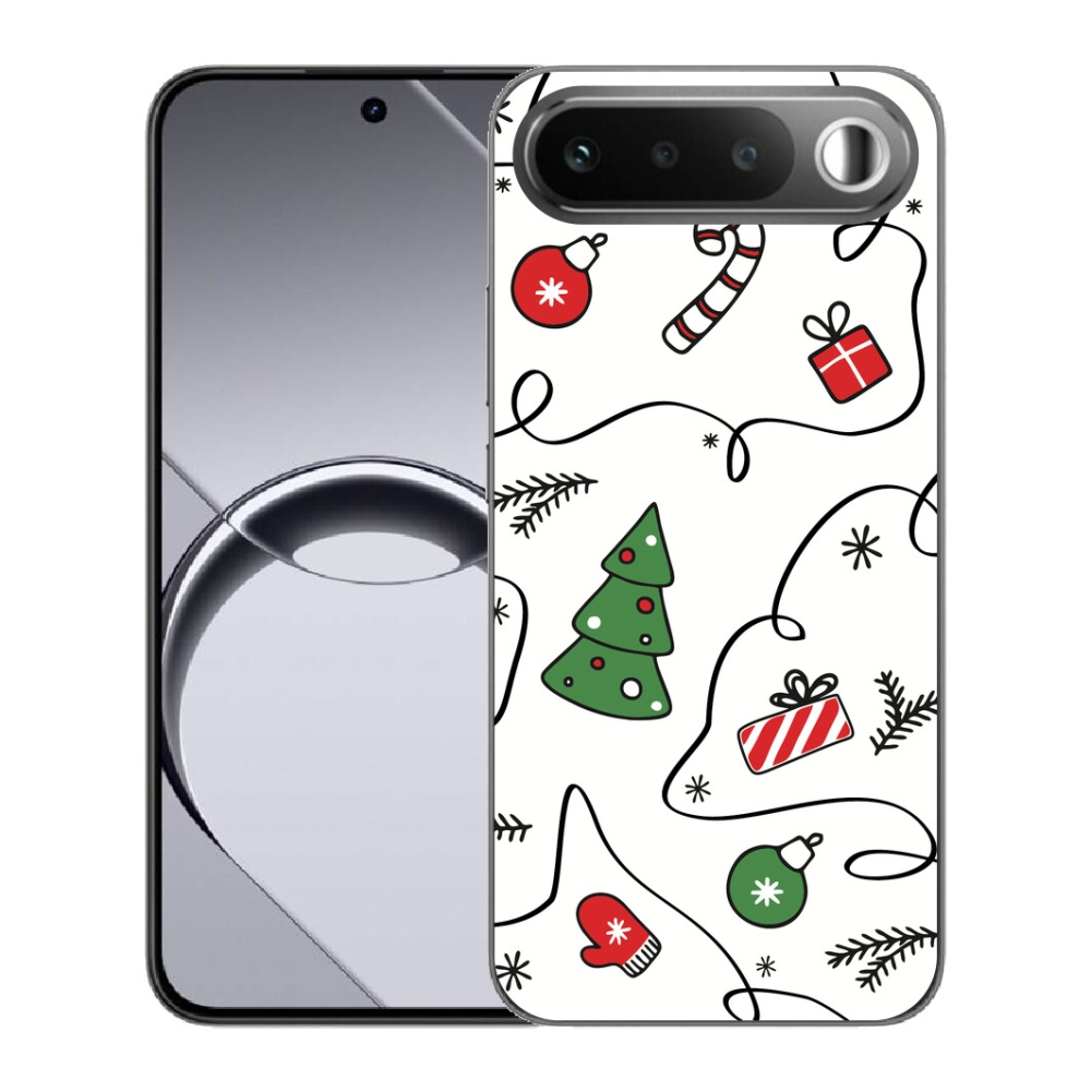 Gélový obal mmCase pre Realme 16 5G – vianočné motívy