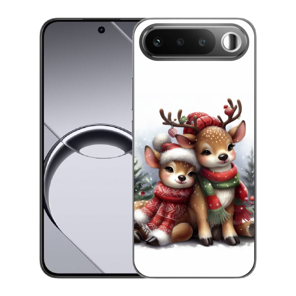 Gélový obal mmCase pre Realme 16 5G – vianočné soby
