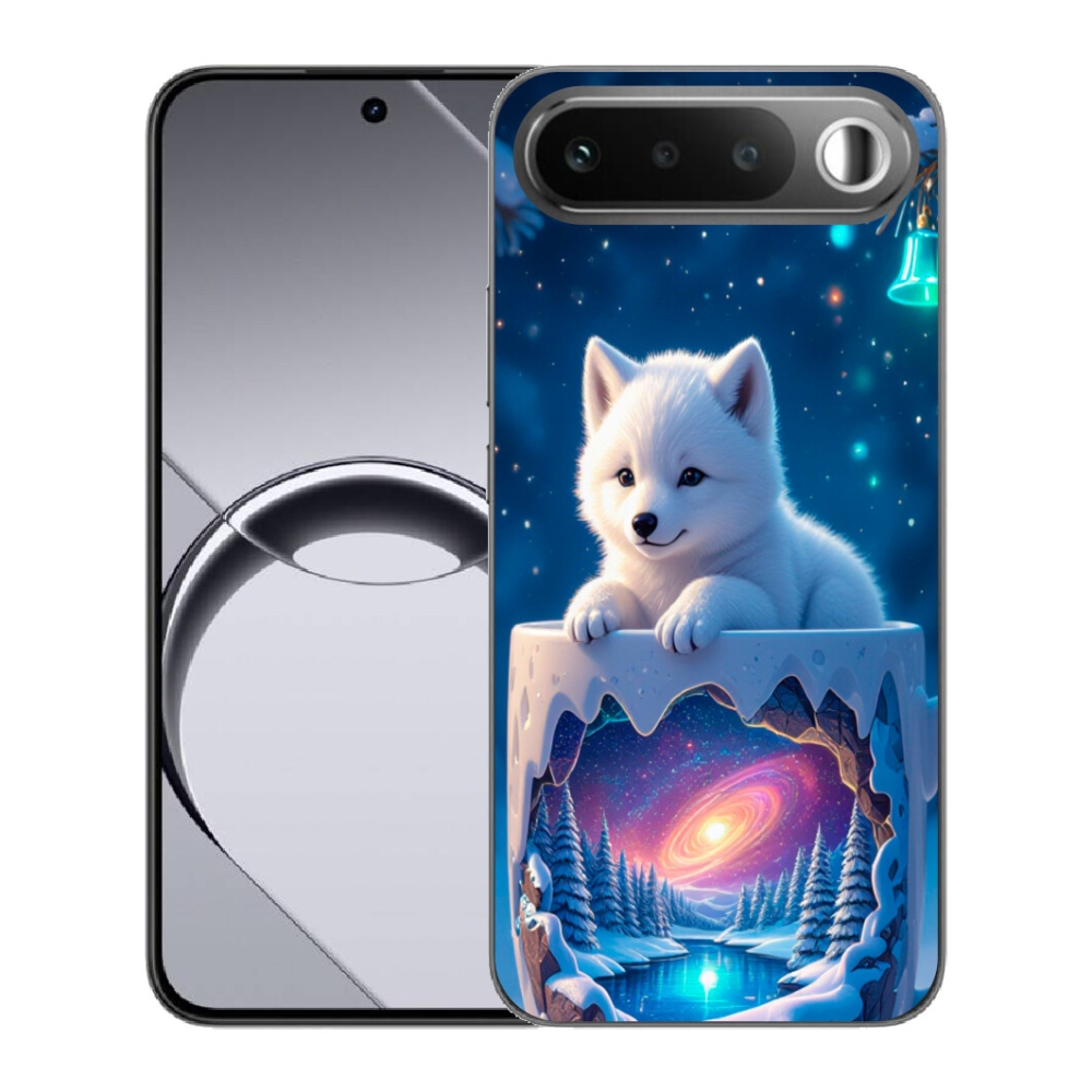 Gélový obal mmCase pre Realme 16 5G – vianočné šteniatko