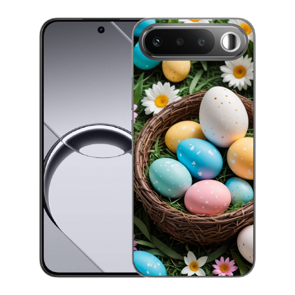 Gélový obal mmCase pre Realme 16 5G – veľkonočné vajíčka 2