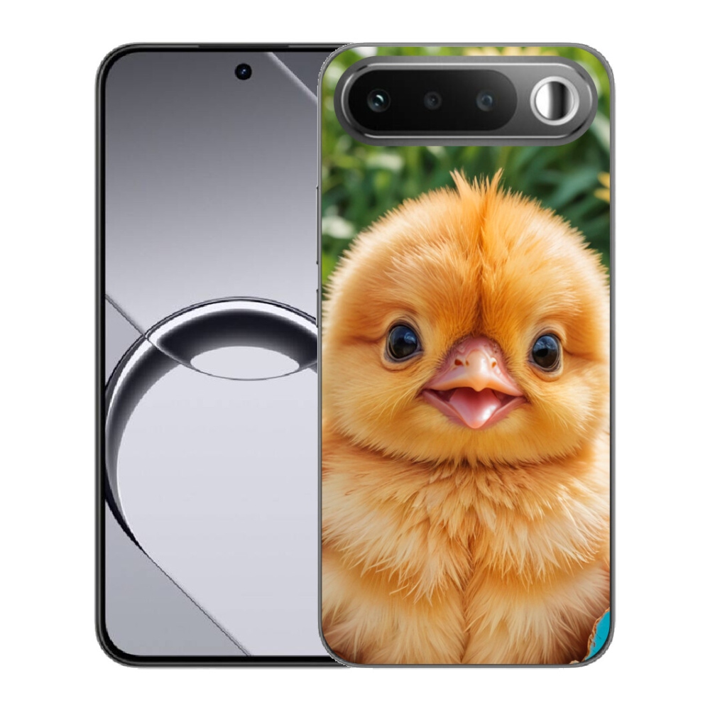 Gélové puzdro mmCase pre Realme 16 5G – veselé kuriatko