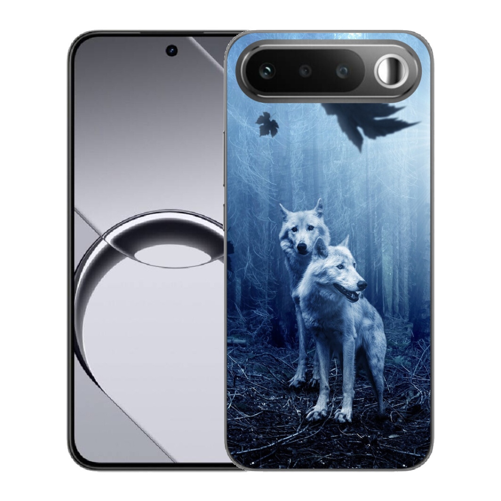 Gélový obal mmCase pre Realme 16 5G – vlci v lese