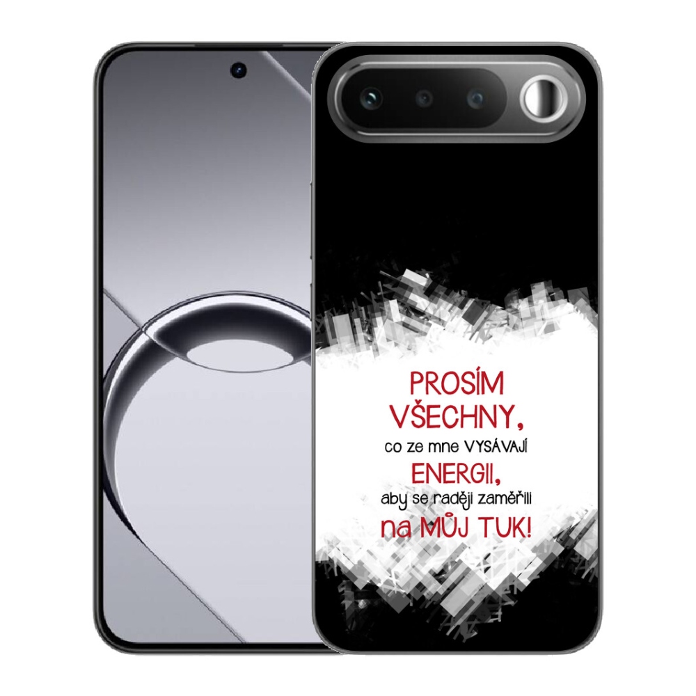 Gélový obal mmCase pre Realme 16 5G – vtipný nápis 1, červený