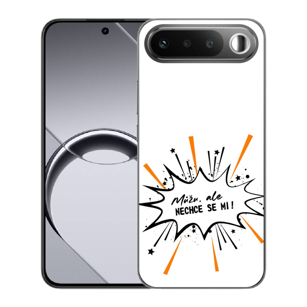 Gélový obal mmCase pre Realme 16 5G – vtipný nápis 11 na bielom pozadí