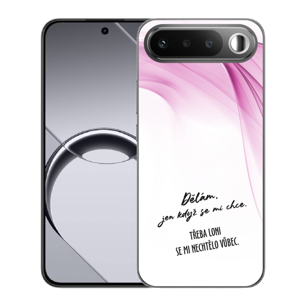Gélový obal mmCase pre Realme 16 5G – vtipný nápis 12 na bielom pozadí