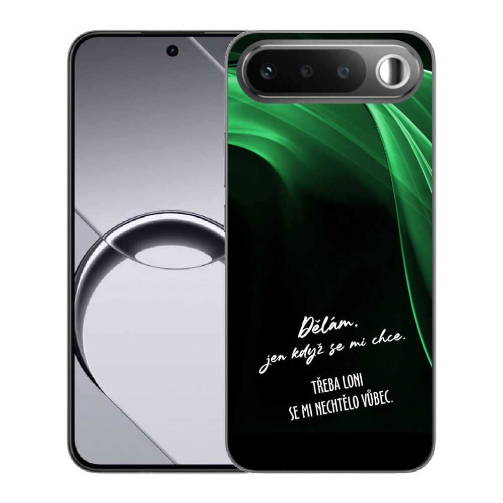 Gélový obal mmCase pre Realme 16 5G – vtipný nápis 12 na čiernom pozadí