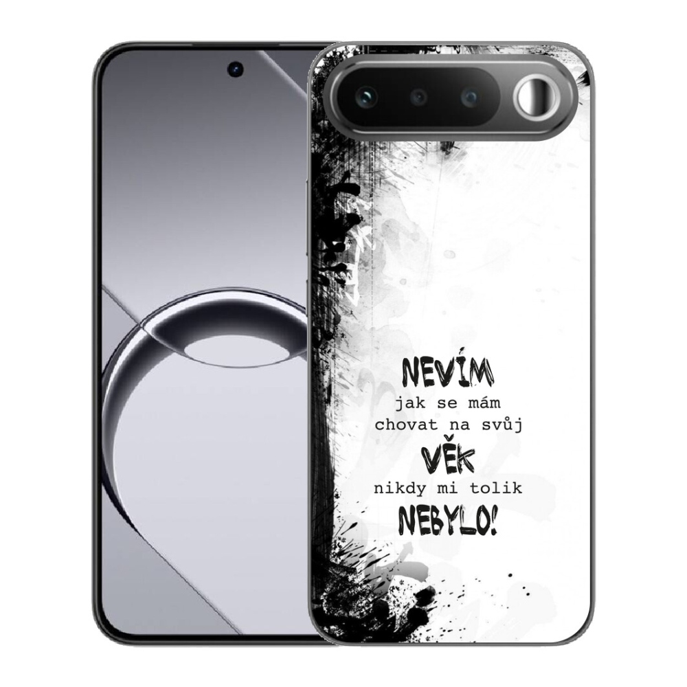 Gélový obal mmCase pre Realme 16 5G – vtipný text 14 na bielom pozadí