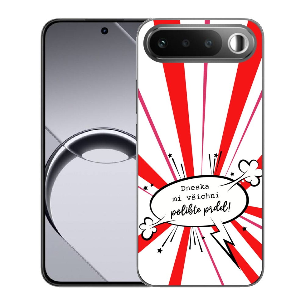 Gélový obal mmCase pre Realme 16 5G – vtipný nápis 15 na bielom pozadí