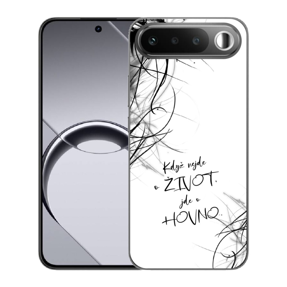 Gélový obal mmCase pre Realme 16 5G – vtipný nápis „16“ na bielom pozadí