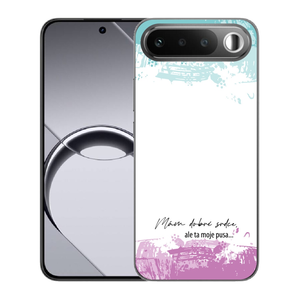 Gélové puzdro mmCase pre Realme 16 5G – vtipný nápis, 3 biele pozadia