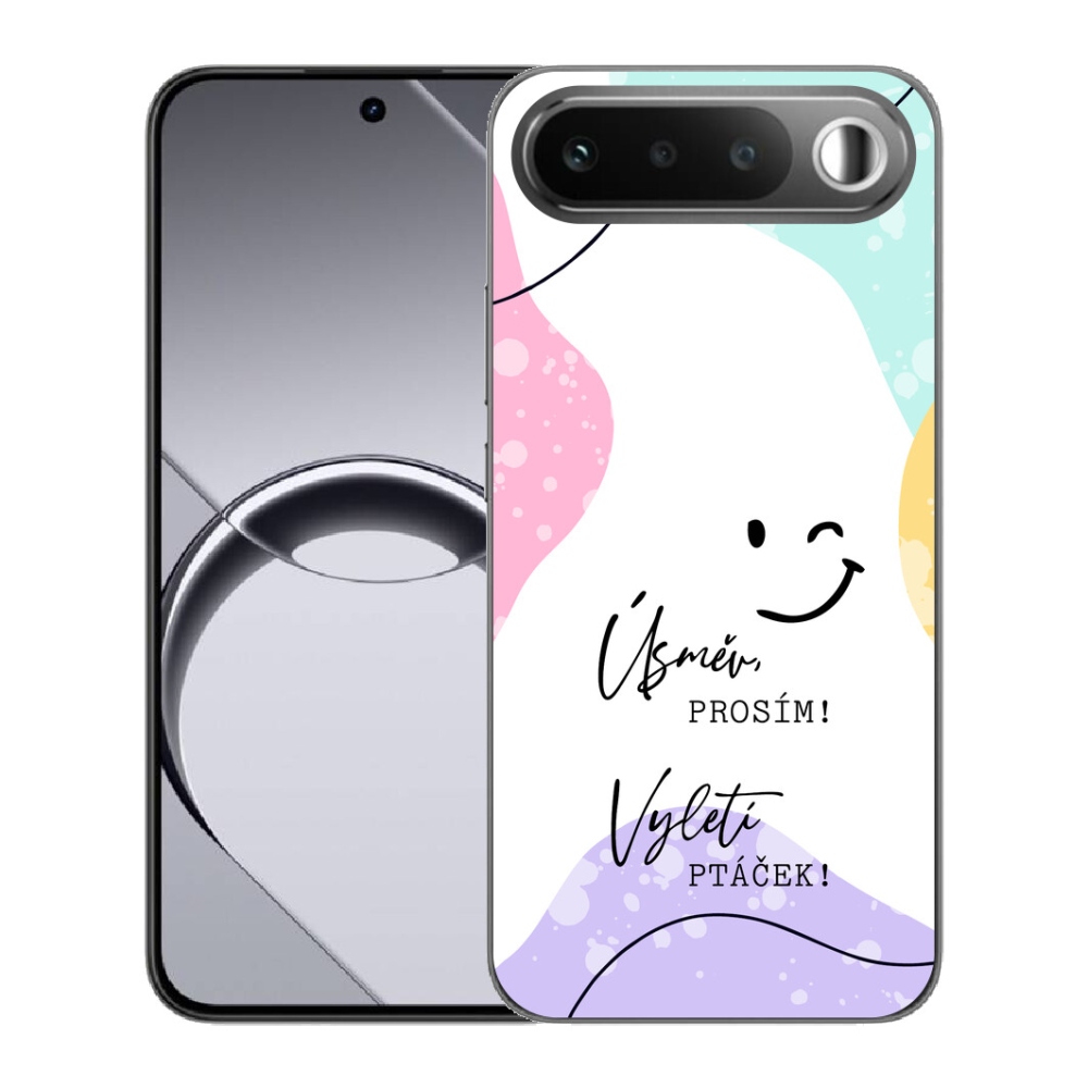 Gélové puzdro mmCase pre Realme 16 5G – vtipný nápis 4 na bielom pozadí