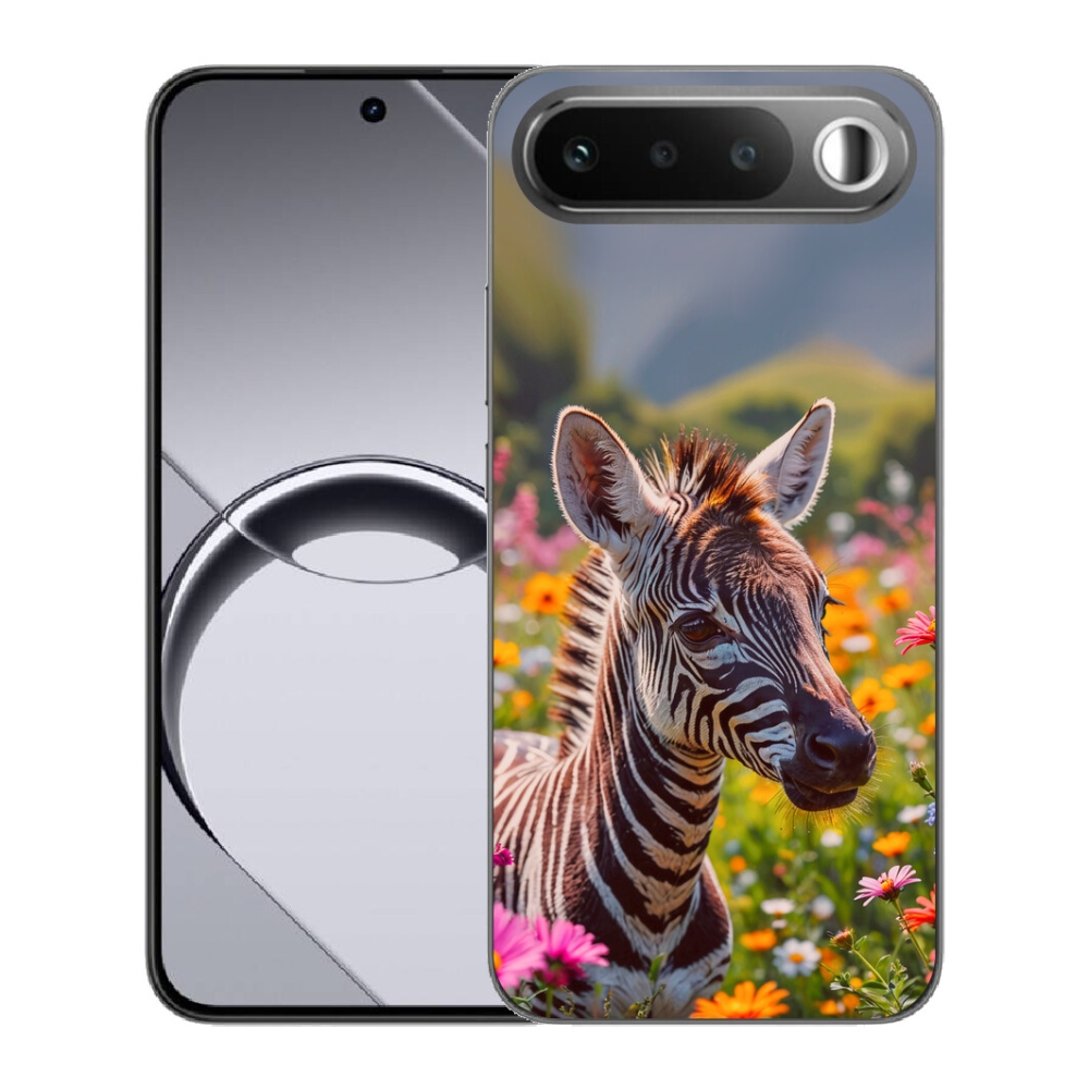 Gélový obal mmCase pre Realme 16 5G – zebra na lúke